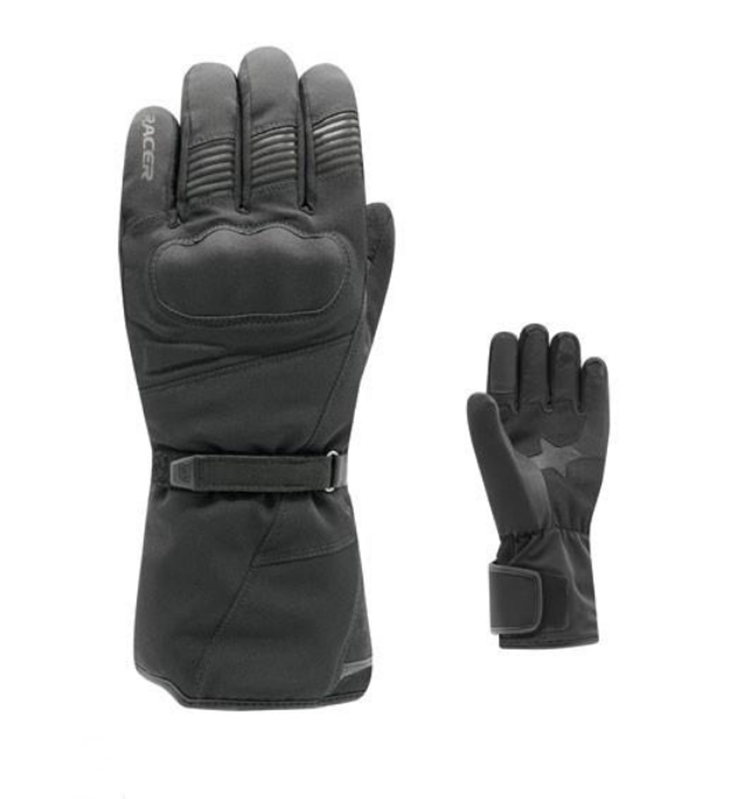 GUANTES MOTO RACER FOSTER 2 INVIERNO 3XL NEGRO